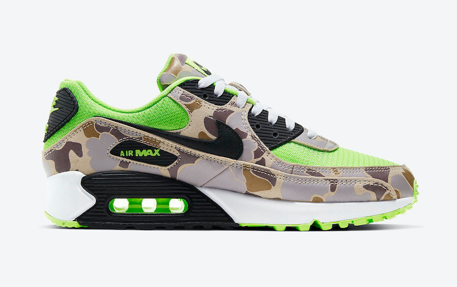 Sneaker Unisex Max 90 - Camo Green