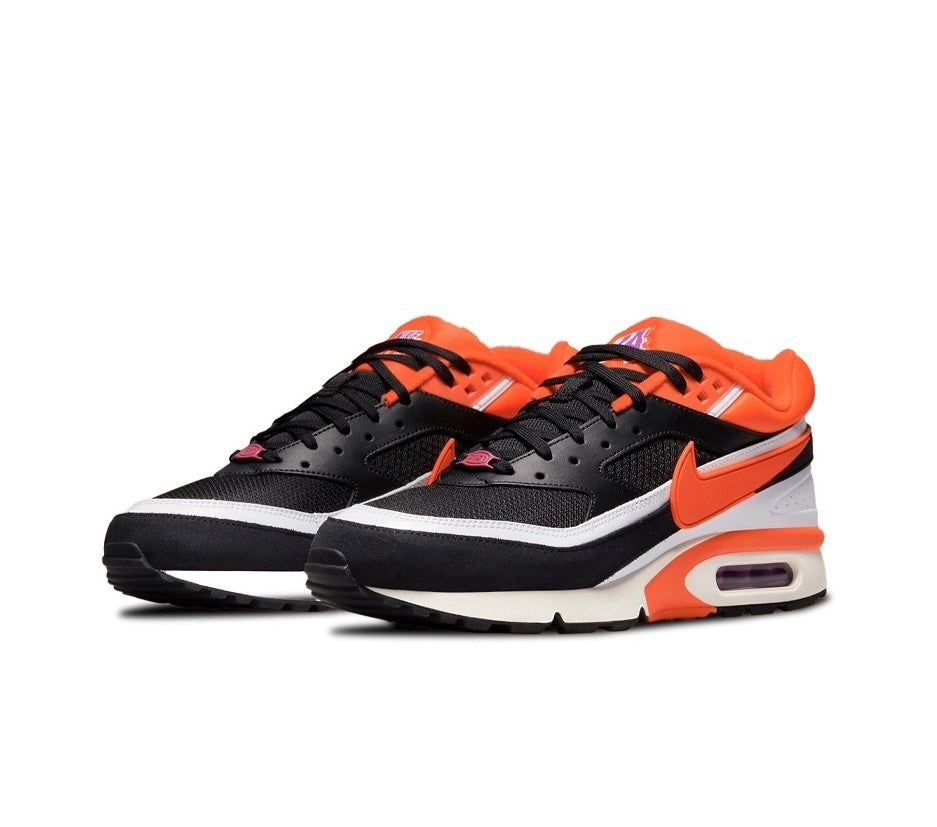 Sneaker Unisex Max BW - Black Orange