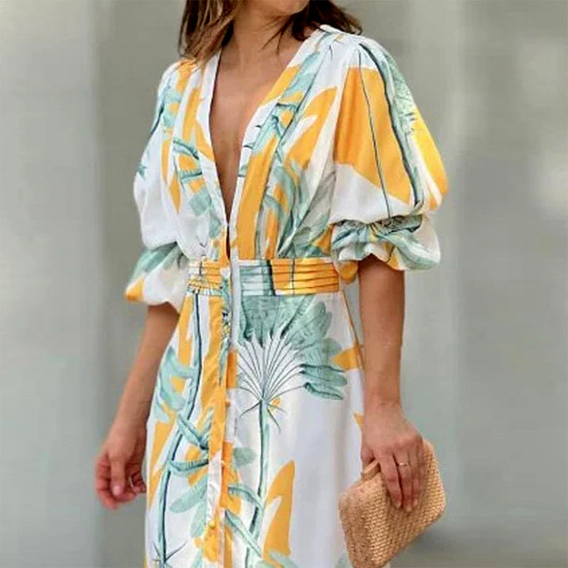 ALLYSON - Stijlvolle maxi-jurk