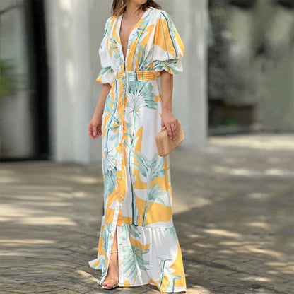 ALLYSON - Stijlvolle maxi-jurk